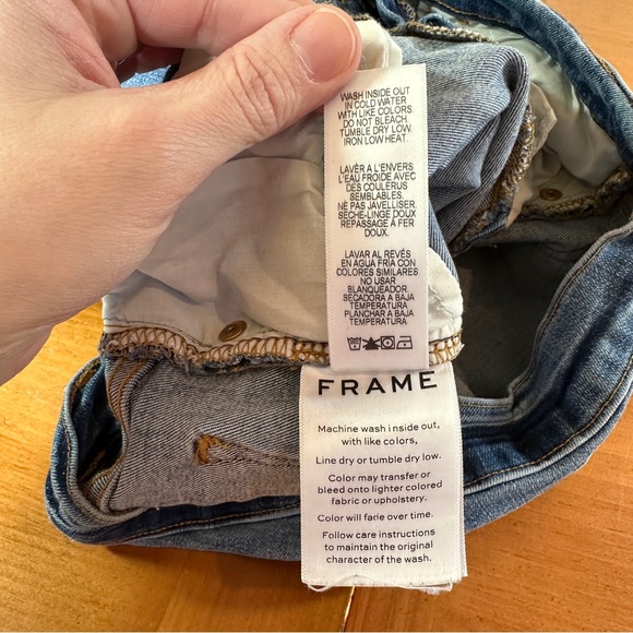 Frame Denim Women’s Le High Straight Jeans - Size 29 - Picture 8 of 8